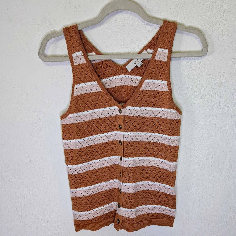 LOFT Knit Sweater Tank Top Size Small